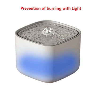 3L Large Capacity Canine Cat Dog Pet Circulating Filter Pet Fountain Feeder Automatic Water Dispenser with USB Port for Pets